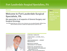Tablet Screenshot of ftlaudsurgical.com